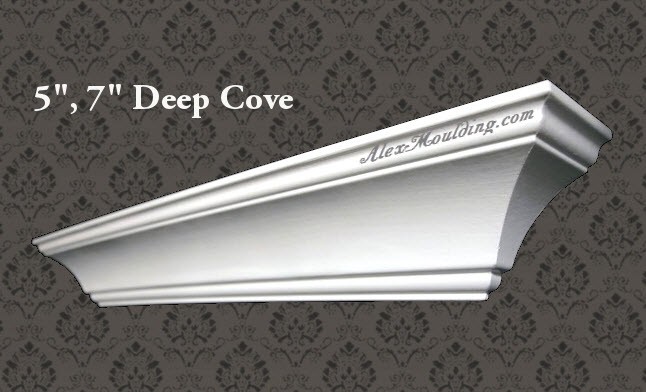 Deep Cove 5,7" crown molding